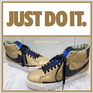 NIKE SB BLAZER HIGH GOLD/BLACK/WHITE 2007